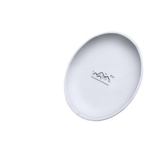 Titan-gereinigter Edelstahl-Teller mit ultralem Design, ideal für Outdoor-Aktivitäten wie Camping und Picknick, sowie für den täglichen Gebrauch.