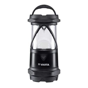 VARTA Campinglampe LED, robuste Outdoor-Lampe mit vier Leuchtmodi, wasser- und staubgeschützt