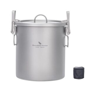 Multifunktionaler Kochtopf für Küche, Wandern und Camping - Titan Topf von Boundless Voyage