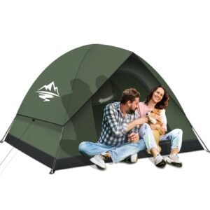 Zelt für 2-3 Personen, ultraleiches Campingzelt, winddicht, 3-4 Saison, abnehmbarer Zeltplanen, ideal für Camping, Wandern und Backpacking