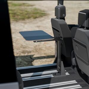 Klapprader, faltbarer und schwenkbarer Tisch für Büro und Camping im Van - ideal für Mercedes V-Klasse/Vito und viele weitere Fahrzeugmodelle.