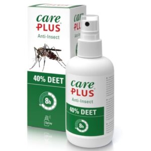 Mückenschutz-Spray mit 40% DEET für tropische Regionen und Europa, gegen Mücken, Zecken und Stechfliegen
