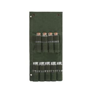 Tragbare Gewürztasche aus langlebigem Segeltuch mit 9 Löchern für Außenbereich, Camping und Freizeitaktivitäten