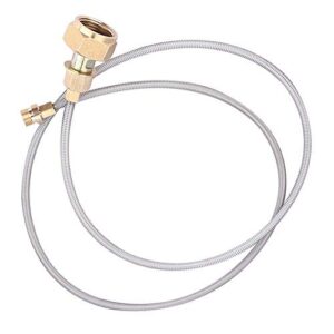 Gasherd Adapter für Gas Tank Refill Konverter mit Kupfer Nylon Material, ideal für Camping Picknick Wandern und Haushalts-Küche