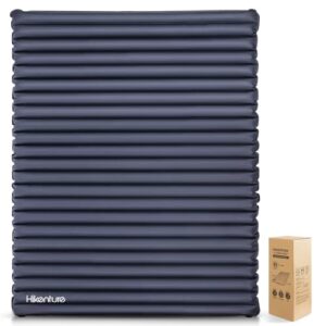 Camping Isomatte für 2 Personen, Doppel Luftmatratze Aufblasbar, Grau, ideal für Camping, Outdoor-Aktivitäten und Wandern.