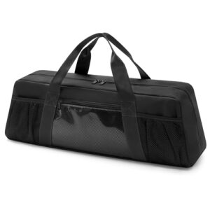 Großer Aufbewahrungskoffer für Grillutensilien im Freien mit mehreren Taschen und großem Fassungsvermögen für Werkzeuge bis zu 22 Zoll