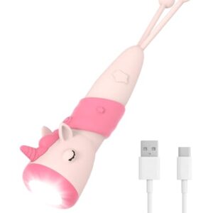 Aufladbarer Taschenlampen für Kinder, Einhorn Design, dimmbar und stroboskopfähig, hohes Lumen, portable Leuchte für Outdoor-Aktivitäten, Notfälle und Camping