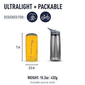 Inflamierbare Matratze von Sea to Summit, gelb, ein Größe