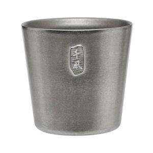 Titan Camping Becher, 300ML Doppelwandige Titan Tasse für Kaffee und Tee, leichte und robuste Trinkbecher für Outdoor-Aktivitäten wie Wandern, Trekking, Kochen und Picknick