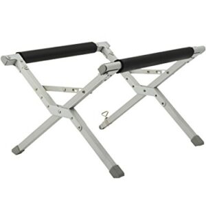 Höhenverstellbarer Kühlboxständer mit Tragetasche, ideal für Garten oder Wohnwagen