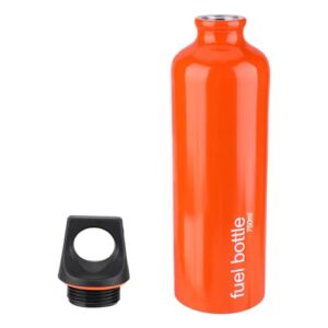 Brennstoffflasche aus Aluminiumlegierung mit 720ml Fassungsvermögen für verschiedene Kraftstoffe, ideal für Camping, Wandern und Outdoor-Aktivitäten