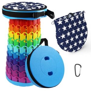 Multifunktionaler Tragbarer Klapphocker für Outdoor-Camping, Angeln und BBQ - Leicht und Stabil mit 600lbs Belastungsfähigkeit