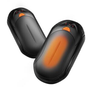 Elektrischer Handwärmer, 2er-Set, 6000mAh, Tragbar, USB Heizung, Geschenk für Frauen und Männer
