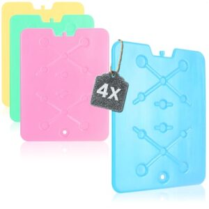 Com Four 4X Kühlakkus, platzsparend für Kühlbox und Kühltasche, ideal für Lebensmitteltransport