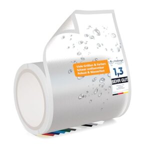 Flickly Selbstklebende Reparatur Flicken für LKW, Anhänger, Zelt, Markisen, Camping, Sonnenschirme und Pool - transparente Patches in vielen Farben erhältlich