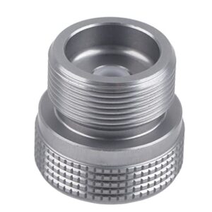 Gas Tank Adapter für Camping-Urlaub, Aluminiumlegierung, hochwertiger Gas-Kanister Brenner, Konverter Ventil