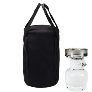 Gasflaschentasche aus 900D Polyesterfaser für Camping und Outdoor-Aktivitäten. Robuste und wasserabweisende Tasche mit Griffkonstruktion und Handgriff. Ideal für Kocher, Werkzeuge und Lampensets.