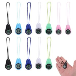 Kinder-Kompass mit 12 farbigen Mini-Kompassen, ideal für Outdoor-Aktivitäten wie Wandern, Camping und Tourismus