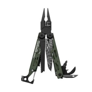 Leatherman Signal Multi-Tool mit 19 Werkzeugen für Camping und Survival - Grün