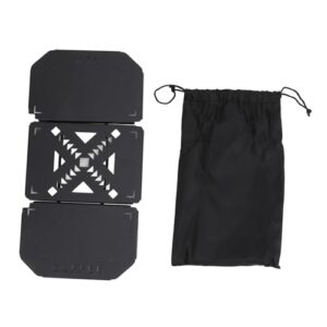 Luocute Klappbare Lunchbox-Tischplatte, multifunktionales Kaffeetisch für Outdoor-Aktivitäten und Camping, Aluminiumlegierung, klappbar und tragbar