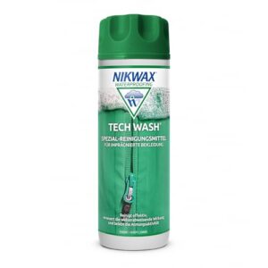 Nikwax Tech Wash 300ml: Technischer Reiniger für wasserdichte Ausrüstung, Outdoor-Kleidung und synthetische Schlafsäcke