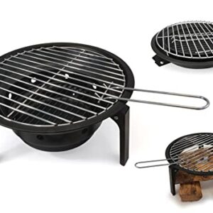 Mehrfarbiger Campfire-Grill von Origin Outdoors, ideal für Camping und Outdoor-Kochen