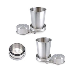 Faltbares Edelstahl-Gehäuse für Outdoor-Aktivitäten, Reisen und Wohnen