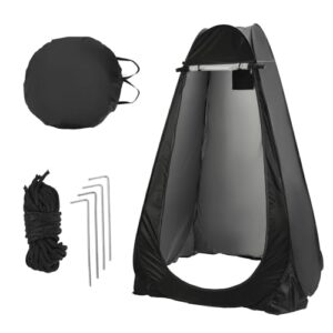 Pop-Up-Toilettenzelt aus wasserdichtem Polyester, ideal für Camping und Outdoor-Aktivitäten