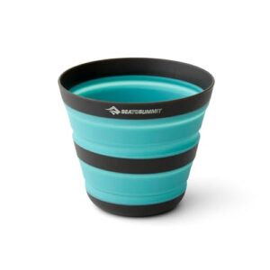 Ultraleichter, faltbarer Campingbecher von Sea to Summit in Aqua Sea Blue, 340 ml für den Campinggebrauch