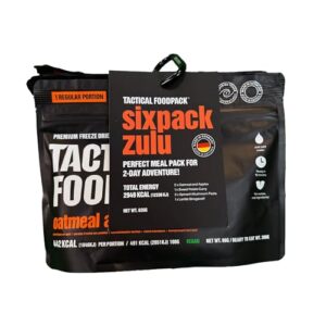 Taktisches Foodpack Sixpack Zulu - 6 Mahlzeiten, gefriergetrockneter Nahrung für Survival und Outdoor-Aktivitäten