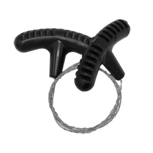 Tragbare Notfall-Säge, Drahtsäge und Seilsäge für Camping und Outdoor-Usage, Edelstahl-Handwerkzeug mit kompakter Design und abnehmbarer Schnur
