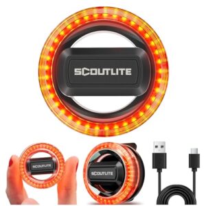 tragbares Outdoor-Sicherheitslicht mit 5 Leuchtmodi, magnetisch anklippbar für nächtliche Spaziergänge mit dem Hund, Lauflicht für Läufer