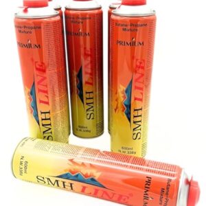 4 x ELICO Universal Gaskartuschen mit 600ml Füllmenge für Camping und Outdoor-Aktivitäten, EU-Norm DIN EN 417, selbstdichtendes Sicherheitsventil, passend für alle Geräte mit 7/16' (28 UNEF) Eurogewinde