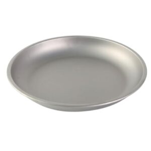 Titanischer Teller für Camping, Picknick und Wandern, 22 cm Durchmesser, ideal für Obst und Snacks