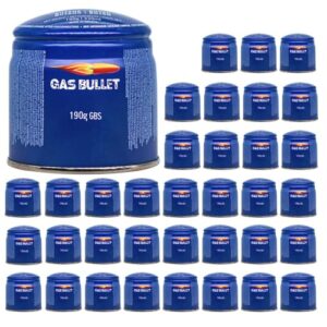 Gaskartusche 190g für Gaskocher mit Stechkartuschen-Anschluss, lang anhaltende Leistung, komfortabel und portabel