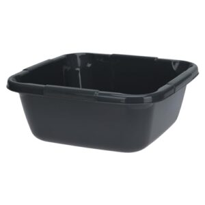 Spülschüssel, 14 Liter Fassungsvermögen, anthrazitfarbene, robuste Konstruktion aus hochwertigem Kunststoff