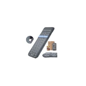 Ultradicke Isomatte für Camping und Outdoor-Abenteuer, 12CM Aufblasbar mit Kissen, Luftmatratze mit Fußpumpe, Schlafmatte für Zelt und Wandern