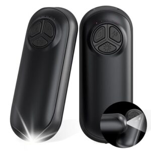 Elektrischer Handwärmer mit Taschenlampe, wiederverwendbar und aufladbar, ideal für Outdoor-Aktionen wie Camping, Wandern oder Jagd.