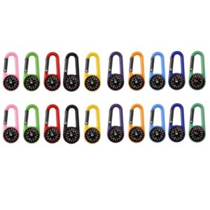 Mini Kompass Schlüsselanhänger für Kinder, Nautischer Kompass Anhänger für Outdoor-Aktivitäten wie Wandern, Radfahren und Angeln