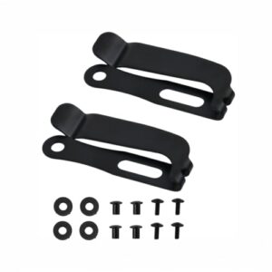Kydex-Clip für Messer, 2-teiliges Set mit Gürtelclip und Zugangsclip
