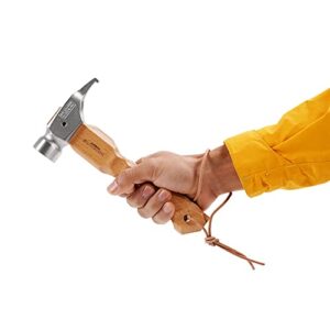 Taruor Camping Hammer, Tragbarer Zelthammer aus Stahl mit Heringzieher und Halteband für Zeltheringe, Multifunktionales Outdoor-Zelt-Hammer für Camping-Werkzeuge