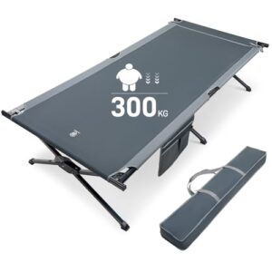 EVER ADVANCED Feldbett - Klappbares Campingbett mit großer Fläche und hohem Traggewicht für Outdoor-Aktivitäten wie Camping, Reisen, Strand und Garten