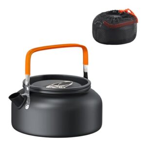 Ultraleichter Camping-Wasserkocher mit Tragetasche und Anti Heißgriff für schnelles Erhitzen von heißem Wasser - Ideal für Outdoor-Camping-Picknick-Wandern