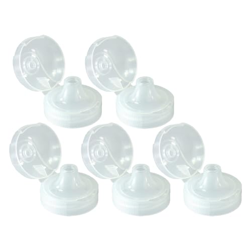 Kavodrink 5 x Flip-Top-Deckel für Tritan Trinkflasche Wasserflasche - BPA-frei, Sport, Fahrrad, Fitness