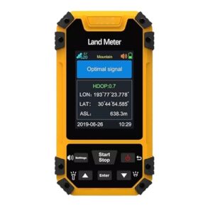 Landvermessungsgerät von VBESTLIFE mit GPS und GNSS-Empfänger, tragbarer Vermessungswerkzeug mit 2,4-Zoll-Farbbildschirm für Messungen von Neigungsdistanz, Höhe und Fläche