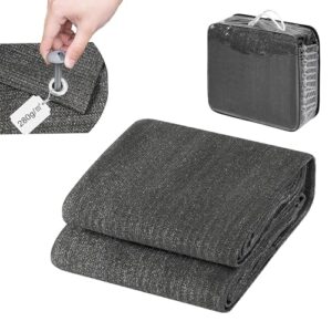 Laneetal Vorzeltteppich 300x400cm, Outdoor Teppich mit Heringe Campingmatte, Camping-Teppich für Wohnmobil und Zelt, Anthrazit Farbe, HDPE Verarbeitung, UV-Beständigkeit