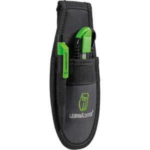 Leibwächter Messer-Etui aus extrem strapazierfähigem und reißfestem Polyester für Messersammler mit robuster Konstruktion, schwarz