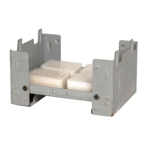 NATO Klappkocher mit Brennstoff, kompaktes Kochgerät für den Einsatz in Feld oder Zelt