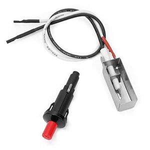 Ersatzteilkits für Weber Grill: Onlyfire Piezo Zünder Kit, Druckknopfzünder, Gasfänger-Zündkammer, kompatibel mit verschiedenen Weber Grillmodellen wie Genesis E-310/E-320 und Spirit E-210.