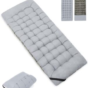Sportneer Feldbett Auflage, 190 x 71 cm, Camping Matratze Mehrzweck für Feldbett, Campingbett, Gartenliege, Sonnenliege, Schlafmatte oder Reisedecke, atmungsaktiv und kuschelig